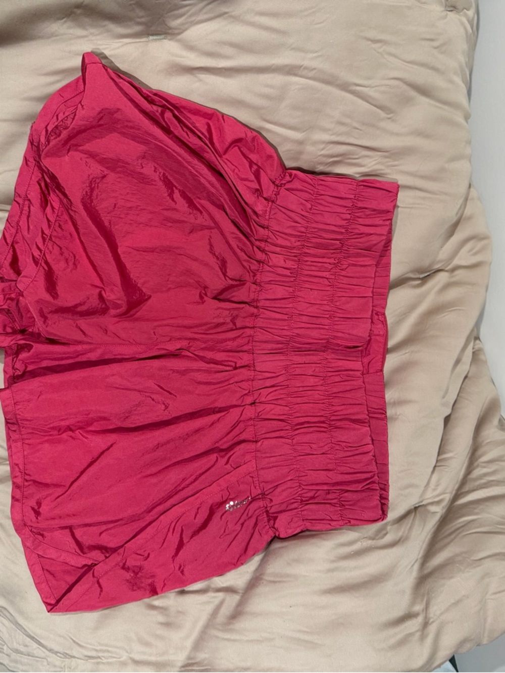 Free People Hot Pink Athletic Shorts